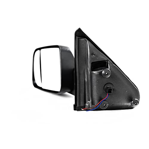 AERDM New Towing Mirrors Compatible with 2002-2008 Dodge Ram 1500 for 2003-2009 Dodge Ram 2500 3500 Pickup Truck Power Heated Side View Pair Set Black Flip-Up Side Mirror