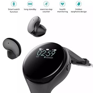 Reloj Audifonos Smartwatch Auricular Con Audifono F9 Mi 2 in 1 Watch with Earbuds Earphones Headphones Earphone Wireless Headset