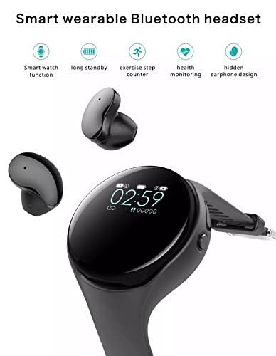 Reloj Audifonos Smartwatch Auricular Con Audifono F9 Mi 2 in 1 Watch with Earbuds Earphones Headphones Earphone Wireless Headset