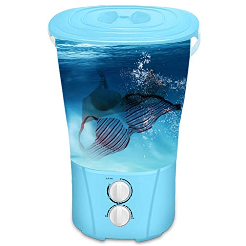 ZLXDP 4.5kg Mini Washing Machine Split Bucket Three Barrels Socks Underwear Short-Sleeved Shirt (Color : D)