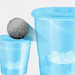 ZLXDP 4.5kg Mini Washing Machine Split Bucket Three Barrels Socks Underwear Short-Sleeved Shirt (Color : D)