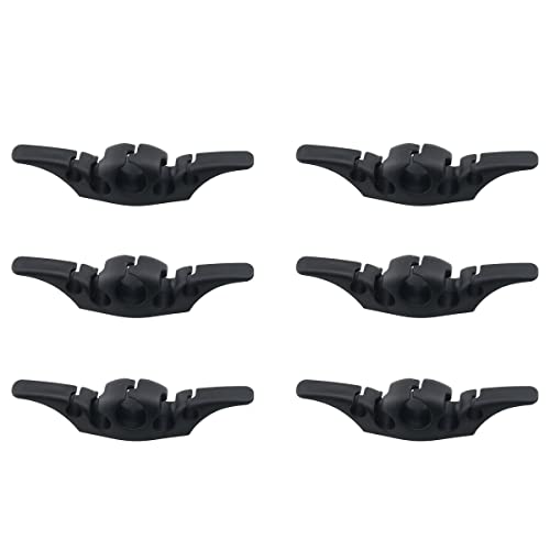 Power Cord Wrapper ZCZQC 6pcs Cord Wrapper for Appliances Black Rubber Kitchen Cord Organizer Compatible with Stand Mixer, Air Fryer, Coffee Maker, Toaster, Oven