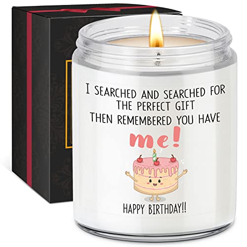 GSPY Scented Candles - Birthday Gifts for Men, Women - Bday Gifts, Happy Birthday Gift Ideas for Him, Her, Husband, Wife, Boyfriend, Mom, Dad, Sister, Best Friend - Male, Female Birthday Gifts