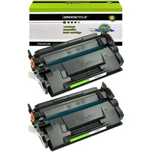 greencycle compatible toner cartridge replacement for hp 87a cf287a to use with laser jet enterprise m506 m506dn m506n m506x pro m501 m501dn m527 m527dn series printers (black, 2 pack)