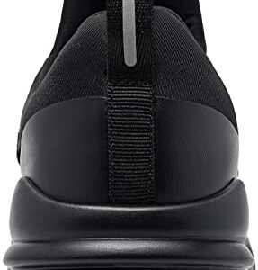 LARNMERN Non Slip Work Shoes for Men Kitchen Chef Slip Resistant Shoe Waterproof Food Service Restaurant Slip on Sneakers Walking and Casual Air Cushion Working Footwear(Black/10.5)