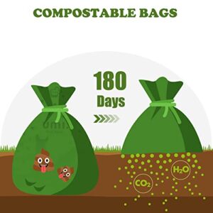 iMBG Dog Poop Bags, 8 Rolls, 120 Counts, 13 x 9 inch Poop Bag Refill Rolls, Lavender-Scented, Extra Thick, Leak Proof, Dog Waste Bag for Dogs and Cats