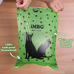 iMBG Dog Poop Bags, 8 Rolls, 120 Counts, 13 x 9 inch Poop Bag Refill Rolls, Lavender-Scented, Extra Thick, Leak Proof, Dog Waste Bag for Dogs and Cats