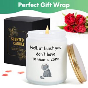 Get Well Soon Gifts for Women ,Feel Better Gifts for Women or Men ,Funny Cute Recovery After Surgery Gifts for Friend,Take Your Pain Scented Soy Candle Gifts, Inspirational Candles - Lavender