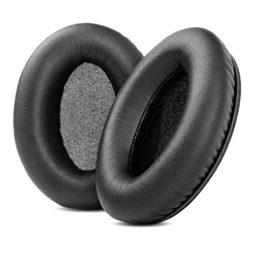 TaiZiChangQin Ear Pads Ear Cushions Replacement Compatible with Audio Technical ATH-ANC7 ATH-ANC7B Headphone (Protein Leather Earpads)