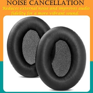 TaiZiChangQin Ear Pads Ear Cushions Replacement Compatible with Audio Technical ATH-ANC7 ATH-ANC7B Headphone (Protein Leather Earpads)