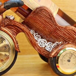 Wine Rack Stylish Simplicity Resin Crafts European Motorcycle Clock Wine Cooler Decorative Ornaments, PIBM