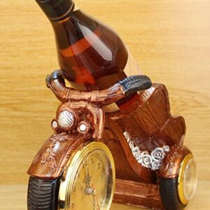 Wine Rack Stylish Simplicity Resin Crafts European Motorcycle Clock Wine Cooler Decorative Ornaments, PIBM