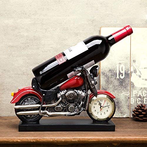 Wine Rack Stylish Simplicity Creative Home Decoration Modern Metal Decorative Crafts Gifts Cats Hold, PIBM, Red