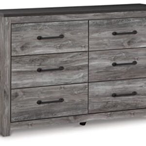 Signature Design by Ashley Bronyan Contemporary 6 Drawer Dresser, Gray