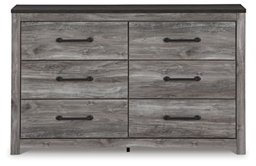 Signature Design by Ashley Bronyan Contemporary 6 Drawer Dresser, Gray