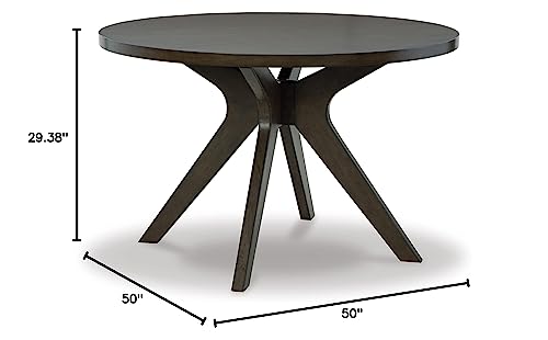 Signature Design by Ashley Wittland Contemporary Dining Table, Dark Brown