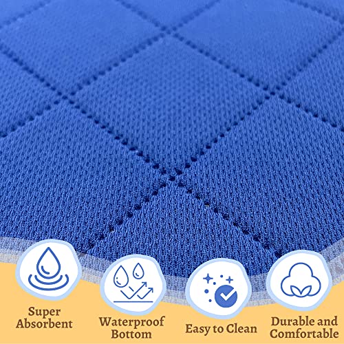 Tierecare 5 Pack Guinea Pig Cage Liner Washable Guinea Pig Pee Pad Fast Absorption Bunny Bedding Soft Hamster Bed Cage Accessories for Small Animals