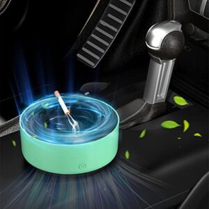 gecau 2 in 1 a𝚒r purifier smokele𝚜𝚜 ashtray, aromatherapy machine, timing function, automatic shut-off, best for home car or office