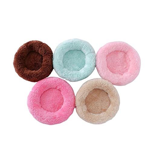 Small Pet Sleeping Bed Pad, Hamster House, Mini Cage Hamster Rat Mat, Squirrel Warm Mat, Animal Sleeping Bed Guinea Pig Nest(L,Pink)