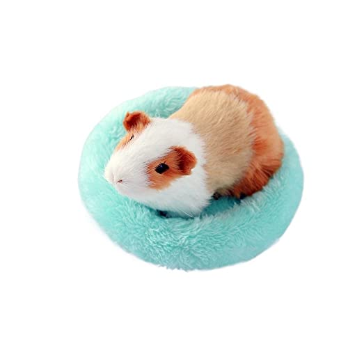 Small Pet Sleeping Bed Pad, Hamster House, Mini Cage Hamster Rat Mat, Squirrel Warm Mat, Animal Sleeping Bed Guinea Pig Nest(L,Pink)