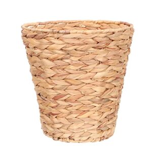nolitoy natural grass sundries nursery for laundry and clothes woven wicker living bedroom hyacinth bucket basket room cm holder round recycle small vase hamper flower bathrooms straw