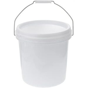 doitool water all toy food tub heavy lid pigment cream thickened empty storage seal plastic treasure duty sealed fodder oil with container portable buckets handle paint for grade l vegetable bucket