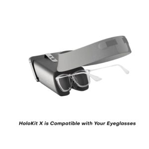 HoloKit X - Stereoscopic AR Headset for iPhone - Metallic Gray (1pc Included)