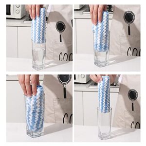 ZBORH 10PCS Super Absorbent Cleaning Cloths, Kitchen Towels Dish Towels, Multipurpose Reusable Dish Cloths, Double-Sided Microfiber Cleaning Rags for Dish Drying Washing, Furniture, Car, Bowl,