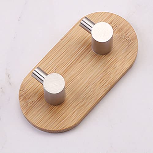 LHLLHL Clothes Hook Towel Keys Adhesive Hook Stainless Steel Rustproof Coat Towel Holder Bathroom Hanger