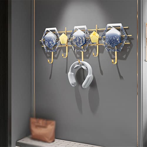 LHLLHL Fashion Behind The Door Creative Coat Hooks Wall Porch Racks On The Wall Personalized Entrance Door Decorative Hooks