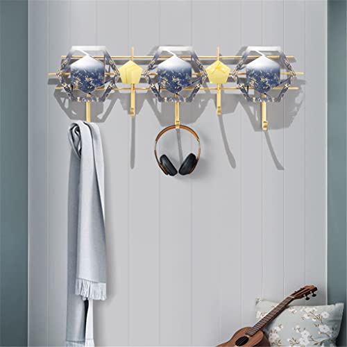 LHLLHL Fashion Behind The Door Creative Coat Hooks Wall Porch Racks On The Wall Personalized Entrance Door Decorative Hooks