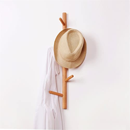 LHLLHL Handcraft Natural Wood Tree Branch Hook Handmade Coat Hanger Beech Hat Key Hook Wall Mounted Clothes Rack