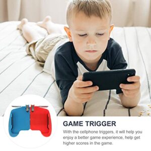 UKCOCO 1pc Controller Fornite/Lightweight Joystic Travel Phone Tablets Useful Blue of Red Trigger Triggers Aim for/Premium Gamepad Shooter Rules Mobile Portable Cell Game-pad