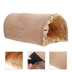 UKCOCO Hamster Tunnel Tube, Small Animals Hideout Nest DIY Arched Hiding Interactive Toy for Rabbit Squirrel Chinchilla Ferrets Rat