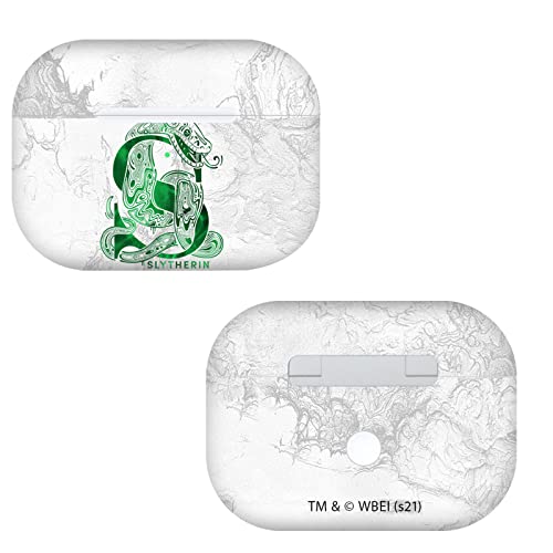 Head Case Designs Officially Licensed Harry Potter Slytherin Aguamenti Deathly Hallows IX Vinyl Sticker Skin Decal Cover Compatible with Apple AirPods Pro