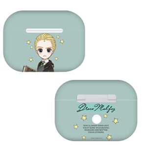 head case designs officially licensed harry potter draco malfoy deathly hallows xxxvii vinyl sticker skin decal cover compatible with apple airpods pro