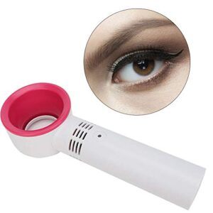 Bladeless Fan, Hand Held Fans, Portable Mini USB Air Conditioning Cooler Face Fan Grafting False Eyelashes Fan, Rechargeable Eyelash Fan Dryer(White)