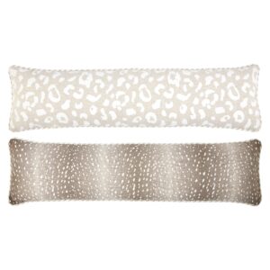 Mud Pie Animal Print Pillows, Fawn