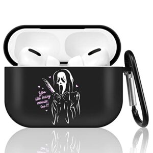 Ulirath for Airpods Pro 2 Case 2022 Skull Funny Unique Design Unique Scary Cute for AirPods Air Pods Pro 2nd Design Skeleton Cover Cases Skin for Boys Girls Kids Skull