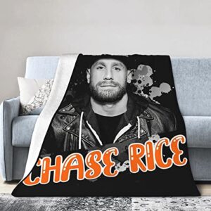 leroylcarter chase singer rice throw blanket flannel printed super soft blanket full size bed for sleepers sofa bed 50"x40"
