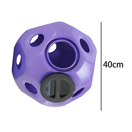 shamjina Horse Treat Ball Hay Feeding Toy Hay Feeder Ball for Horse Stable Stall, Purple