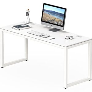 SHW Artwork Solo Desk, White