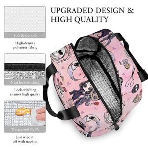 HINSUM-GLASNG The N-Before Christmas Insulated Lunch Bag Lunch Box Tote Bags For Women Adults Office School Picnic