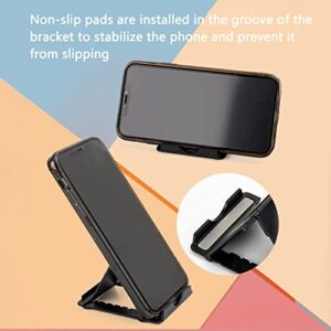 YidaSouko 2 Pcs Cell Phone Stands Foldable Phone Holders Adjustable Smartphone Stands for Small Tablets and Other Phones