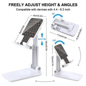 Ethnic Doodles Native Tribe Art Cell Phone Stand Foldable Tablet Holder Adjustable Cradle Desktop Accessories for Desk