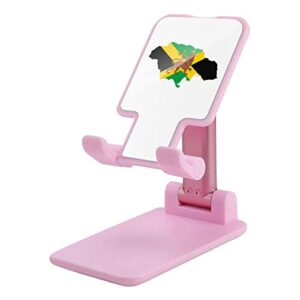 jamaica rasta lion flag cell phone stand foldable tablet holder adjustable cradle desktop accessories for desk