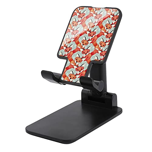 Lovely Fox Baby Cell Phone Stand Foldable Tablet Holder Adjustable Cradle Desktop Accessories for Desk