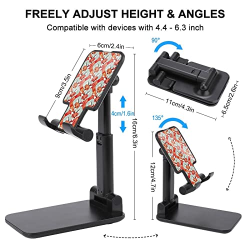 Lovely Fox Baby Cell Phone Stand Foldable Tablet Holder Adjustable Cradle Desktop Accessories for Desk