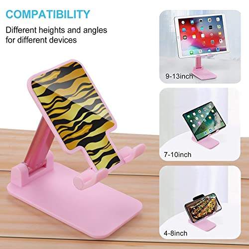 Golden Sands Wave Cell Phone Stand Foldable Tablet Holder Adjustable Cradle Desktop Accessories for Desk