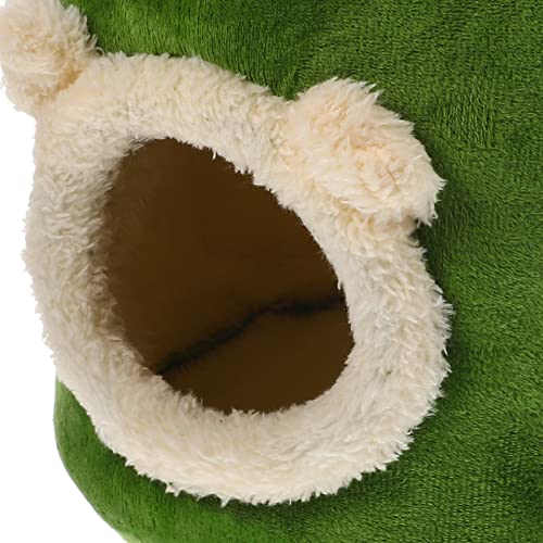 PATKAW Decor Hamster Hammock Warm Guniea Pig Bed Hamster Small Animal Huts Chinchilla Habitat Pet Cage Supplies for Gerbil Hamster Squirrel 19CM Squirrel Bunny